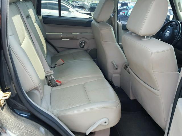 1J8HH58P47C547929 - 2007 JEEP COMMANDER BLACK photo 6