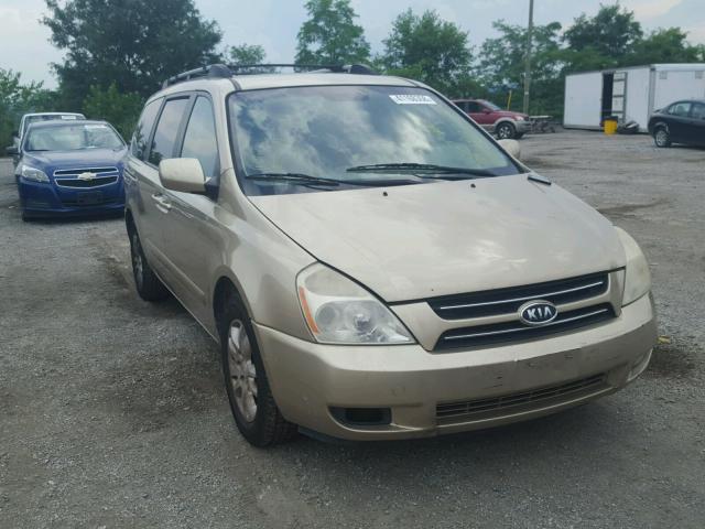 KNDMB233276167125 - 2007 KIA SEDONA EX GOLD photo 1