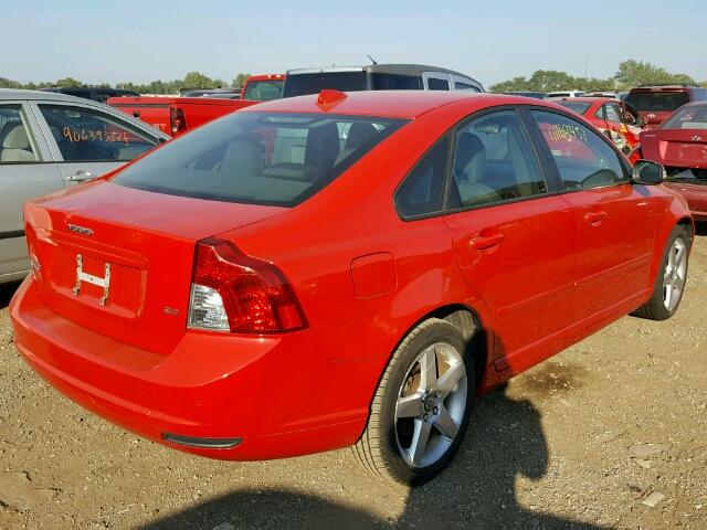 YV1MS382782380841 - 2008 VOLVO S40 RED photo 4