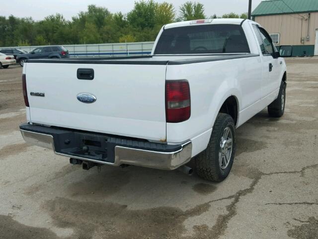 1FTRF12W57NA29391 - 2007 FORD F150 WHITE photo 4