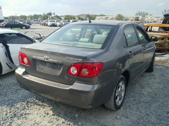 2T1BR32E37C767477 - 2007 TOYOTA COROLLA GRAY photo 4