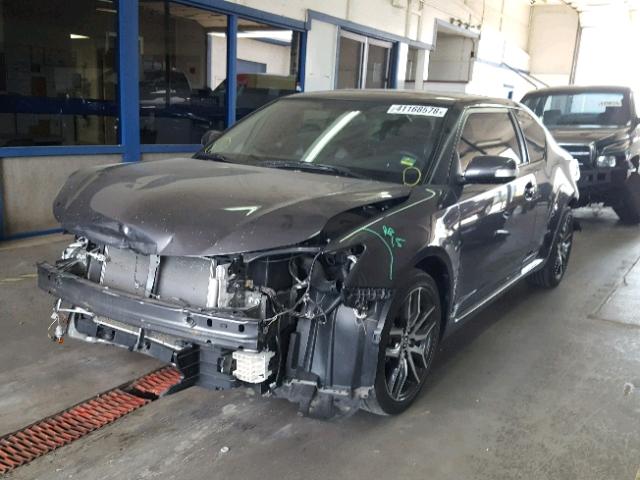 JTKJF5C76FJ002694 - 2015 TOYOTA SCION TC 灰色 照片 2