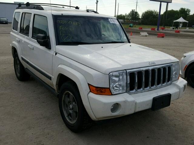 1J8HH48P27C616451 - 2007 JEEP COMMANDER WHITE photo 1