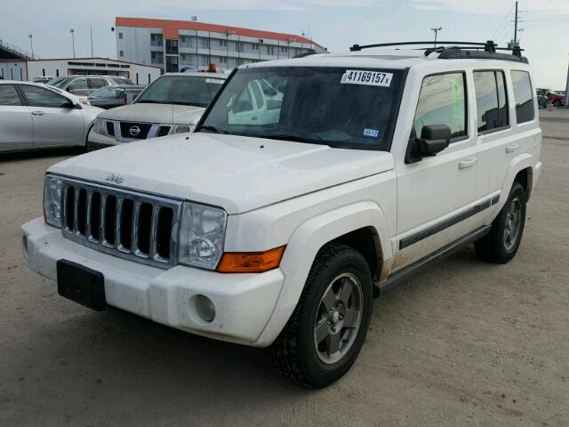 1J8HH48P27C616451 - 2007 JEEP COMMANDER WHITE photo 2