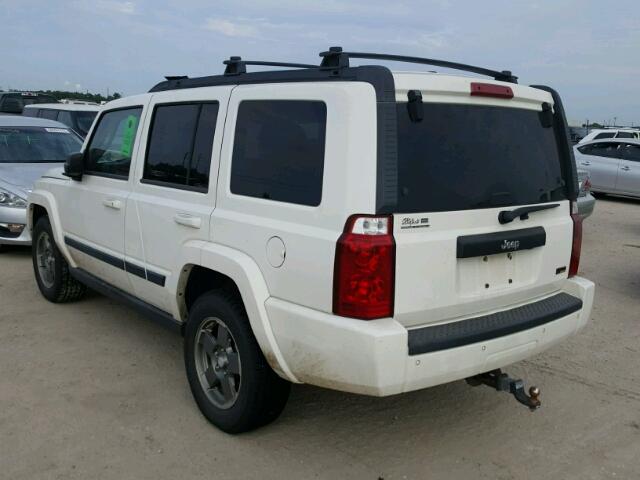 1J8HH48P27C616451 - 2007 JEEP COMMANDER WHITE photo 3