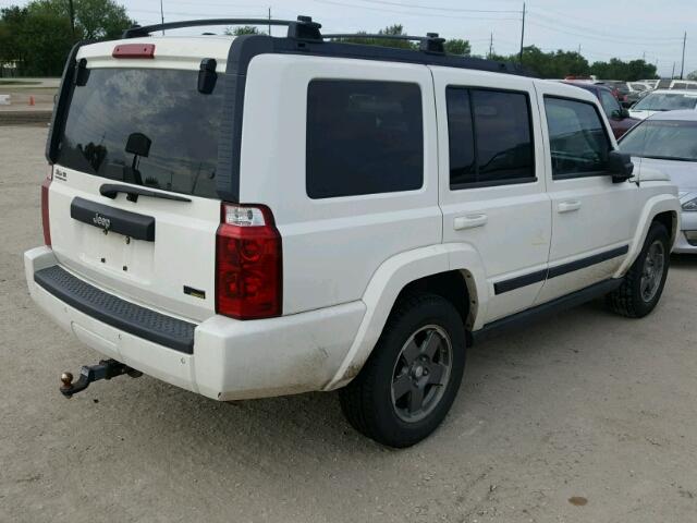 1J8HH48P27C616451 - 2007 JEEP COMMANDER WHITE photo 4