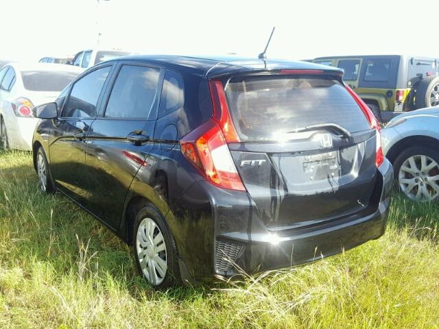 JHMGK5H50GX017385 - 2016 HONDA FIT BLACK photo 3