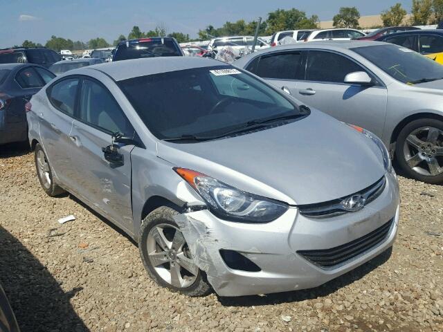 KMHDH4AE7DU717792 - 2013 HYUNDAI ELANTRA SILVER photo 1