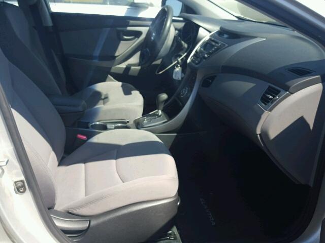 KMHDH4AE7DU717792 - 2013 HYUNDAI ELANTRA SILVER photo 5