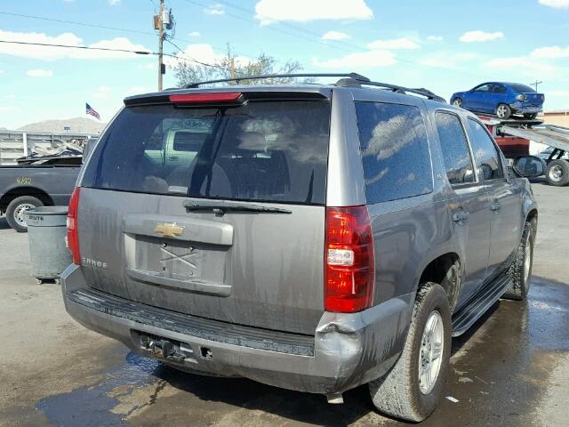 1GNFC13J57R192136 - 2007 CHEVROLET TAHOE C150 GRAY photo 4