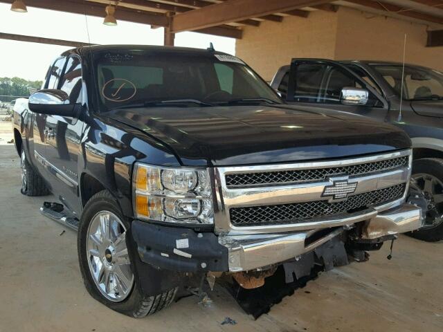 1GCRCSE05DZ165675 - 2013 CHEVROLET SILVERADO BLACK photo 1