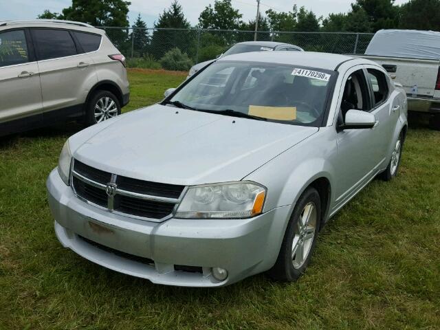 1B3CC5FB9AN141908 - 2010 DODGE AVENGER R/ SILVER photo 2