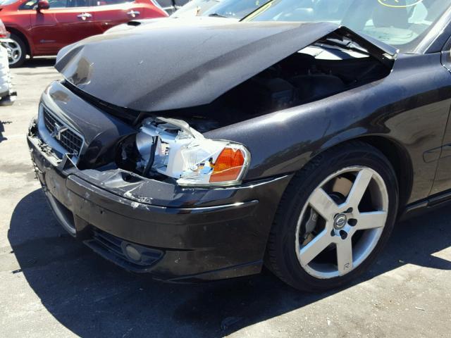YV1RH527772626323 - 2007 VOLVO S60 R შავი ფოტო 9