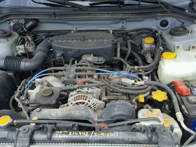 JF1SF6552YH716643 - 2000 SUBARU FORESTER S SILVER photo 7