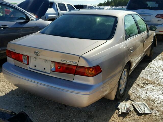 4T1BG22K51U861341 - 2001 TOYOTA CAMRY CE BEIGE photo 4