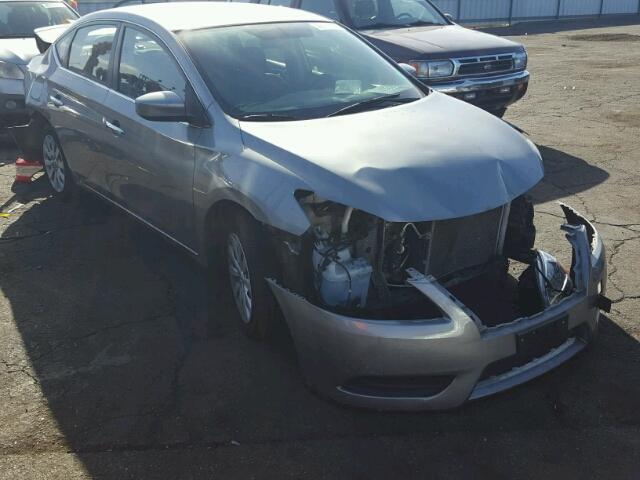 3N1AB7AP0EY235789 - 2014 NISSAN SENTRA S CHARCOAL photo 1