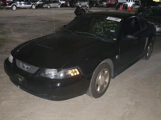 1FAFP40434F120559 - 2004 FORD MUSTANG BLACK photo 2