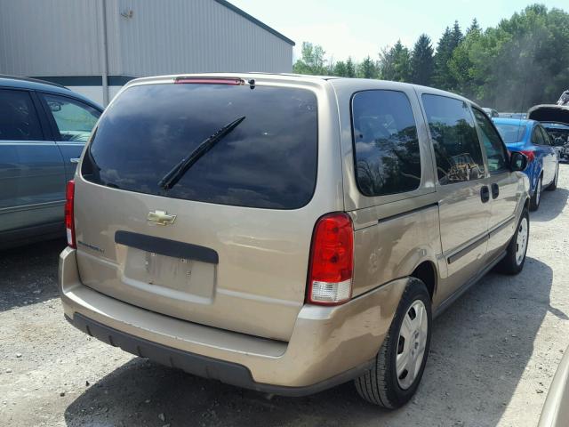 1GNDV23L96D131005 - 2006 CHEVROLET UPLANDER L GOLD photo 4