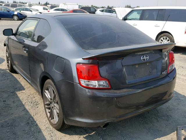 JTKJF5C78C3032005 - 2012 TOYOTA SCION TC GRAY photo 3