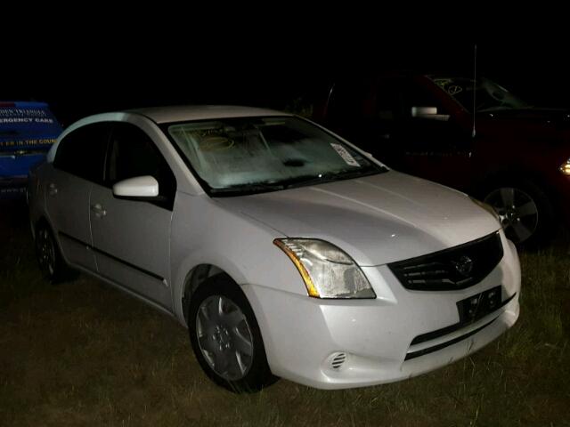 3N1AB6AP6BL697762 - 2011 NISSAN SENTRA WHITE photo 1