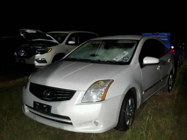 3N1AB6AP6BL697762 - 2011 NISSAN SENTRA WHITE photo 2