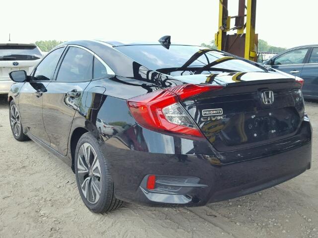 2HGFC1F77HH645975 - 2017 HONDA CIVIC EXL BLACK photo 3