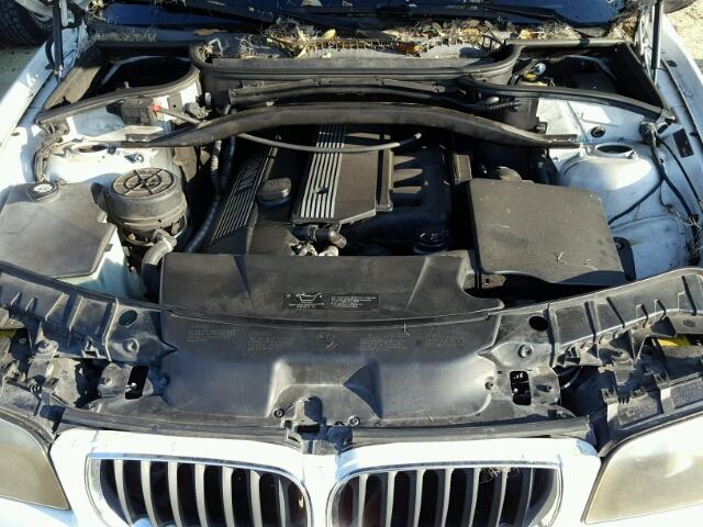 WBXPA73425WC45640 - 2005 BMW X3 2.5I WHITE photo 7