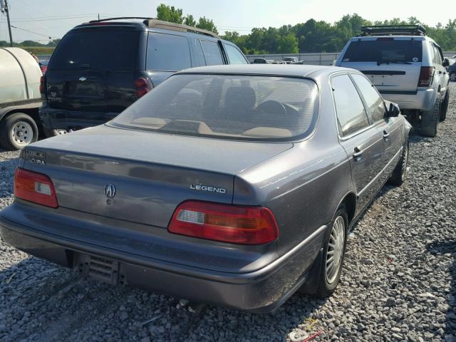 JH4KA7675MC055419 - 1991 ACURA LEGEND LS GRAY photo 4