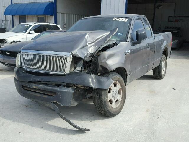 1FTRF12218KD03198 - 2008 FORD F150 GRAY photo 2