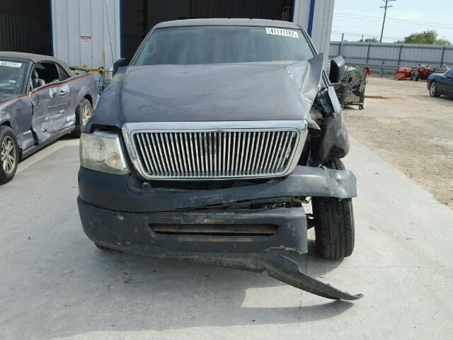 1FTRF12218KD03198 - 2008 FORD F150 GRAY photo 9