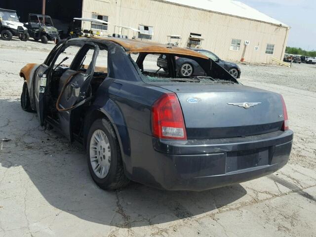 2C3KA43R77H688743 - 2007 CHRYSLER 300 BLUE photo 3