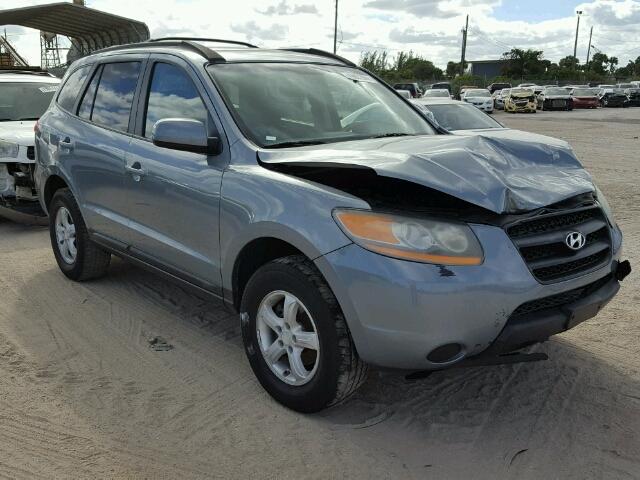 5NMSG13D98H193334 - 2008 HYUNDAI SANTA FE G GRAY photo 1