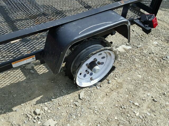 4YMUL0615EV029770 - 2014 CARGO TRAILER BLACK photo 9