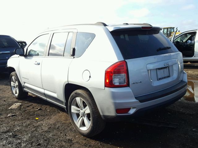 1J4NF1FB0BD210526 - 2011 JEEP COMPASS SP SILVER photo 3