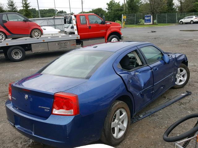 2B3CA3CV7AH247324 - 2010 DODGE CHARGER SX BLUE photo 4