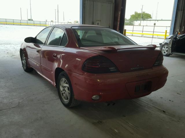 1G2NF52E53C251100 - 2003 PONTIAC GRAND AM S RED photo 3