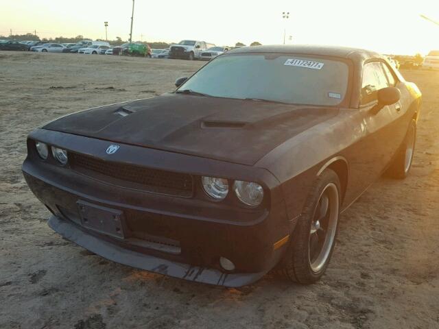 2B3LJ54TX9H605391 - 2009 DODGE CHALLENGER BLACK photo 2