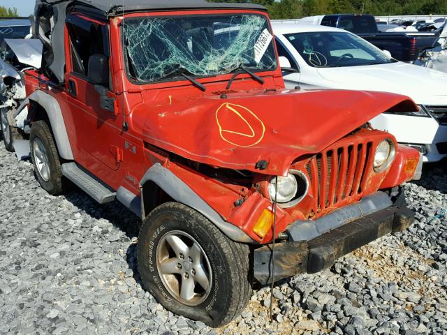 1J4FA39S65P320610 - 2005 JEEP WRANGLER ORANGE photo 1