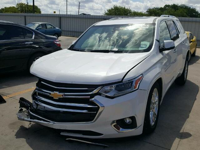 1GNEVKKW6JJ115161 - 2018 CHEVROLET TRAVERSE H WHITE photo 2