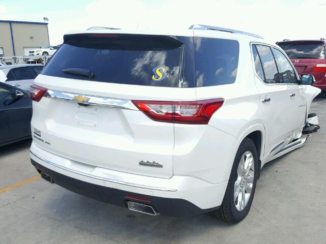 1GNEVKKW6JJ115161 - 2018 CHEVROLET TRAVERSE H WHITE photo 4