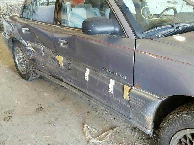 1G2NE5436NM046977 - 1992 PONTIAC GRAND AM S Boz foto 9