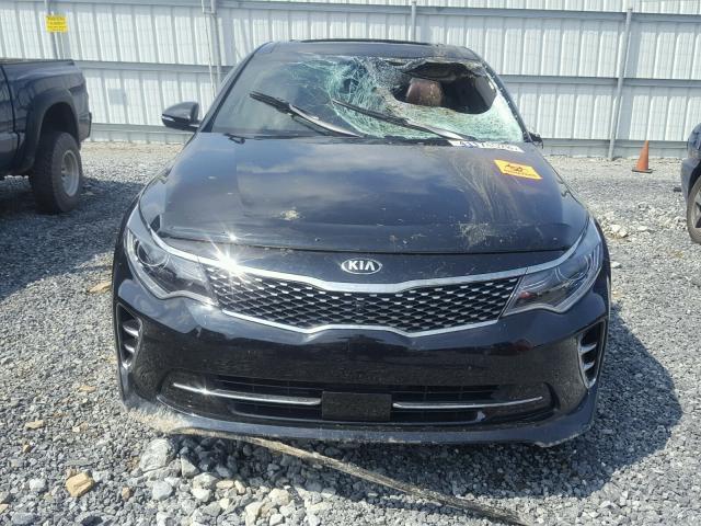 5XXGV4L20GG086827 - 2016 KIA OPTIMA SXL BLACK photo 7