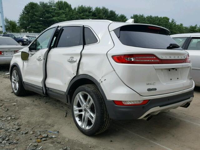 5LMTJ2AH0FUJ01897 - 2015 LINCOLN MKC WHITE photo 3