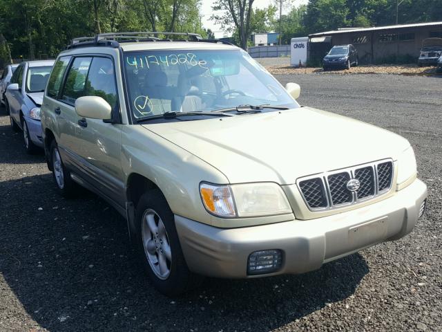 JF1SF65591H743392 - 2001 SUBARU FORESTER S GOLD photo 1