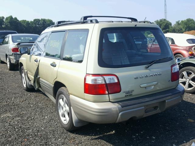 JF1SF65591H743392 - 2001 SUBARU FORESTER S GOLD photo 3