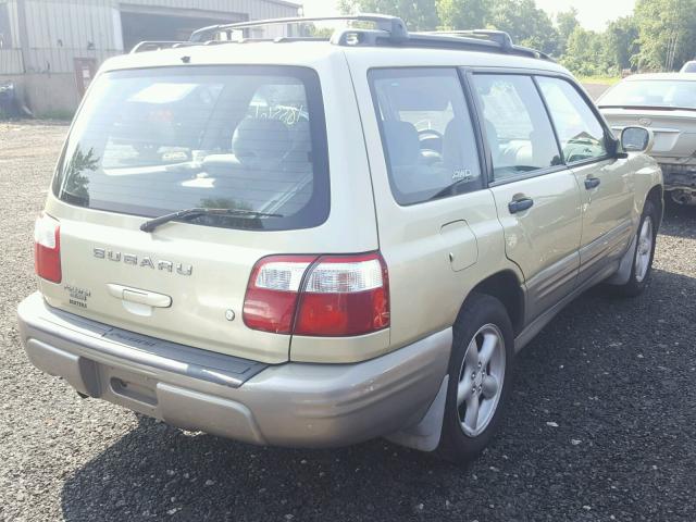 JF1SF65591H743392 - 2001 SUBARU FORESTER S GOLD photo 4