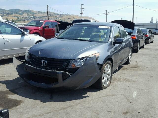 JHMCP26868C040576 - 2008 HONDA ACCORD EXL GRAY photo 2