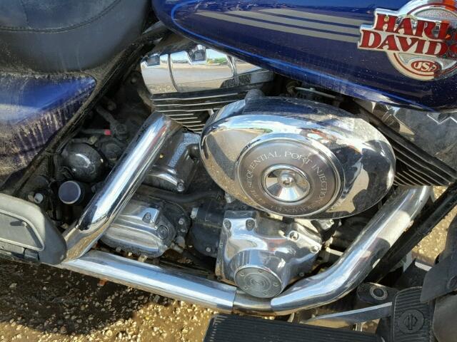 1HD1FCW1X6Y698713 - 2006 HARLEY-DAVIDSON FLHTCUI BLUE photo 7