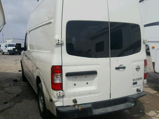 1N6BF0LY6EN103617 - 2014 NISSAN NV 2500 WHITE photo 3