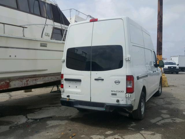 1N6BF0LY6EN103617 - 2014 NISSAN NV 2500 WHITE photo 4